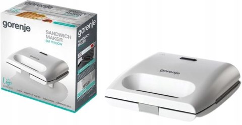 Opiekacz Gorenje Sm701gcw, 700W Mini Grill Z Powłoką Nieprzywierającą