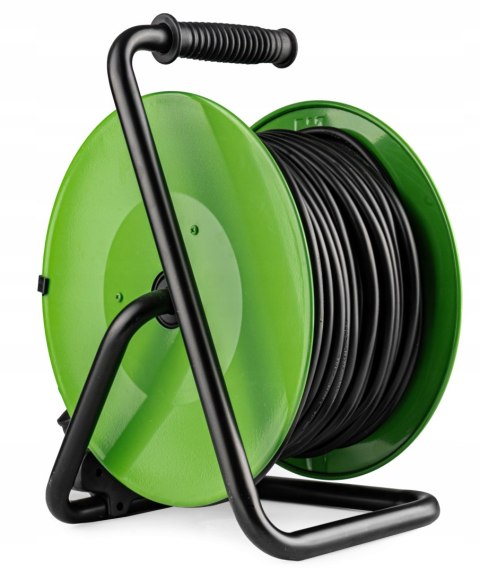 Przedłużacz Bębnowy 50M Metalowy 4 Gniazda Ip44 3X2,5Mm Kabel Wuber