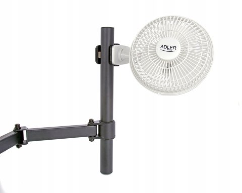 Wentylator Biurkowy 2W1 Klips+Podstawa 15Cm, Regulacja Kąta, 2 Prędkości