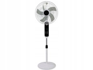 Wentylator Stojący Volteno Vo1885 Biały 50W Oscylawacja 3 Poziomy Pilot