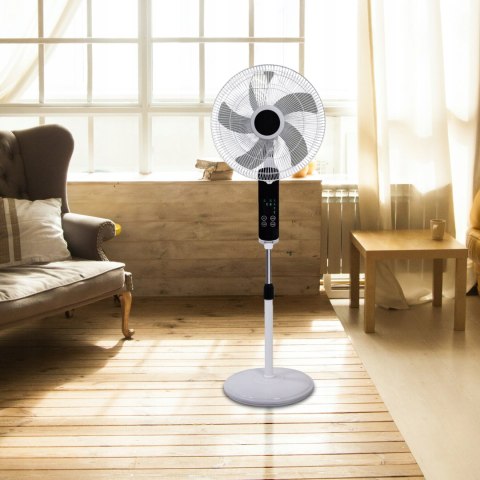 Wentylator Stojący Volteno Vo1885 Biały 50W Oscylawacja 3 Poziomy Pilot