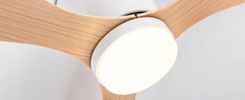 Wentylator Sufitowy Led 132Cm, 3 Barwy, Lato/Zima, 6 Trybów, Mocny + Pilot
