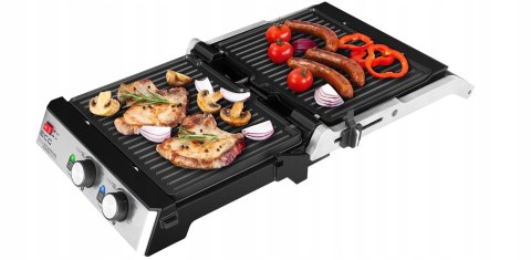 Grill Elektryczny 3W1 2000W - Gofry, Panini, Bbq, 4 Pozycje, Regulacja