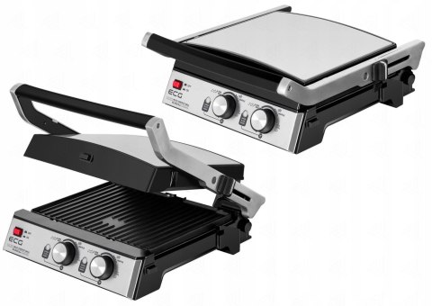 Grill Elektryczny 3W1 2000W - Gofry, Panini, Bbq, 4 Pozycje, Regulacja
