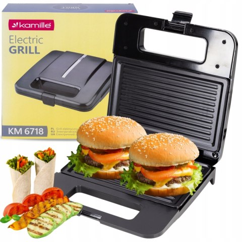 Grill Kontaktowy 800W - Opiekacz Do Kanapek, Nieprzywierający Składany