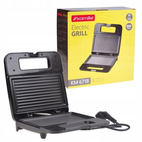 Grill Kontaktowy 800W - Opiekacz Do Kanapek, Nieprzywierający Składany