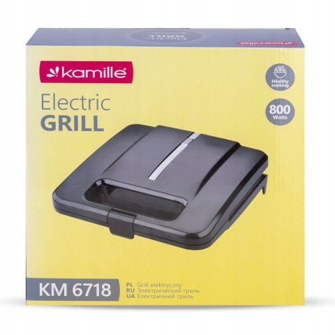 Grill Kontaktowy 800W - Opiekacz Do Kanapek, Nieprzywierający Składany
