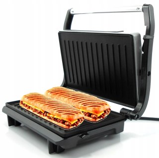 Grill Opiekacz Toster 750W Do Kanapek I Panini Z Non-Stick Powłoką