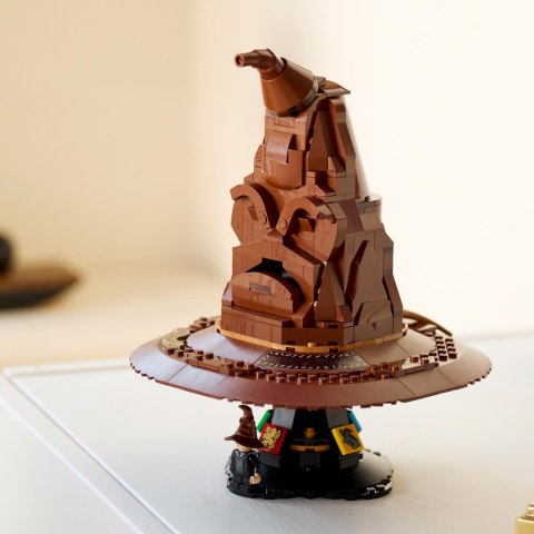 Lego Hp 76429 Mówiąca Tiara Przydziału Z Minifigurką I Dźwiękowym Efektem