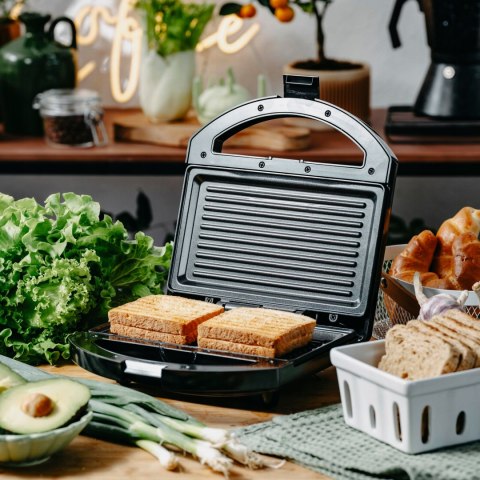 Nowy Grill Elektryczny Opicekacz Do Kanapek 1000W Non-Stick 70Cm Kompaktowy