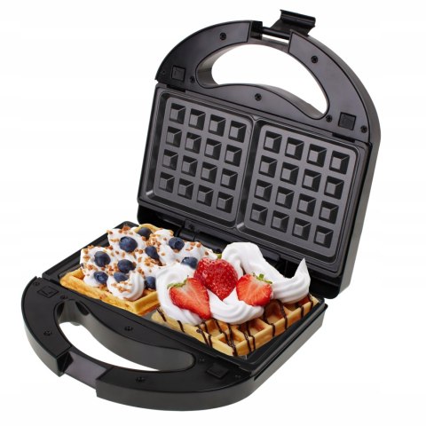 Opekacz 3W1 1000W - Kanapkowy, Grill, Gofrownica, Panini, Sandwich Łatwy