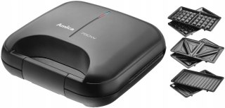 Opiekacz 3 W 1 Amica Smk4021 - Sandwich, Gofwry, Grill, 750W, Cooltouch