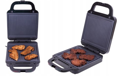 Opiekacz 3W1 1400W - Toster, Gofrownica I Grill - Do Wymiennych Wkładów