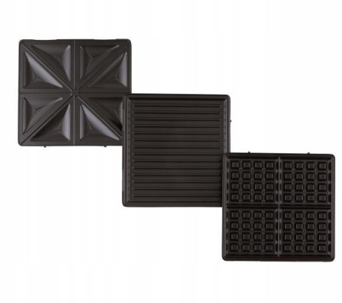Opiekacz 3W1 Raven Es009nx 1200W - Gofrownica, Grill I Tosty Do Kanapek