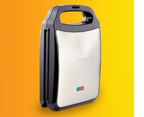 Opiekacz 3W1 Raven Es009nx 1200W - Gofrownica, Grill I Tosty Do Kanapek