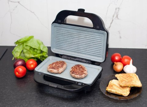 Opiekacz 3W1: Toster, Grill, Gofrownica Z Marmurkowymi Płytami - Max-2100-W