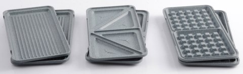 Opiekacz 3W1: Toster, Grill, Gofrownica Z Marmurkowymi Płytami - Max-2100-W