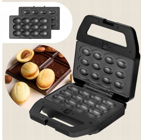 Opiekacz 6W1 800W - Panini, Tosty, Gofry, Grill, Ciasteczka I Orzeszki