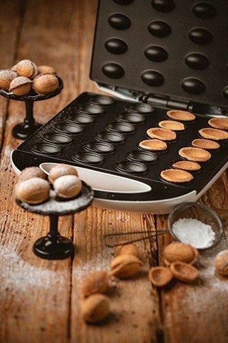 Opiekacz Do Ciastek/Orzeszków 24 Połówek 1600W 2Min Nonstick Term. Uchwyty