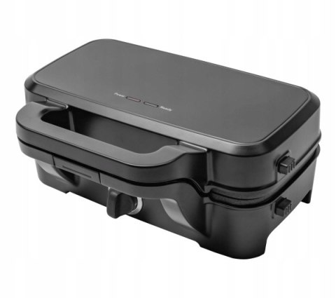 Opiekacz Do Kanapek 3W1 1200W - Trójkąty, Gofry, Panini, Grill, Regulacja