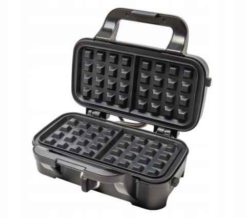 Opiekacz Do Kanapek 3W1 1200W - Trójkąty, Gofry, Panini, Grill, Regulacja