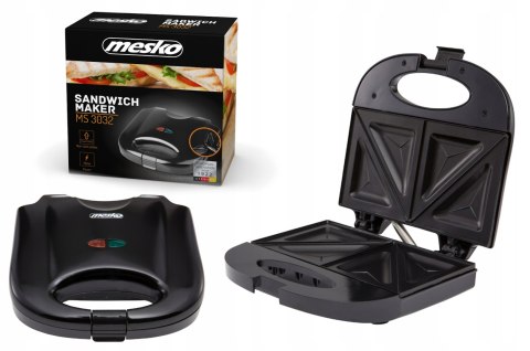 Opiekacz Do Kanapek 850W Sandwich Trójkąt, Termostat Nieprzywierające Płyty