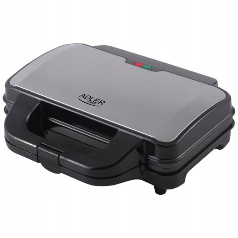 Opiekacz Do Kanapek Adler Ad3043 Xxl 1300W, Nieprzywierający, Termostat