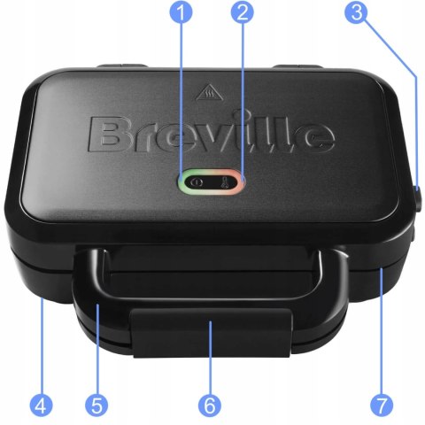 Opiekacz Do Kanapek Breville 850W - Extra Deep Fill Proste Mycie W Zmywarce