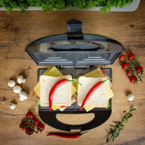 Opiekacz Do Kanapek First Austria 700W, Non-Stick, Grill, 5 Minut Tosty