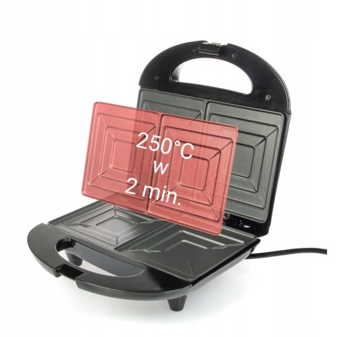 Opiekacz Do Kanapek First Austria 700W, Non-Stick, Grill, 5 Minut Tosty