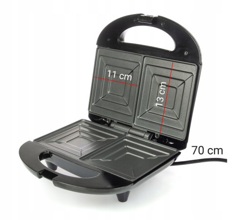Opiekacz Do Kanapek First Austria 700W, Non-Stick, Grill, 5 Minut Tosty