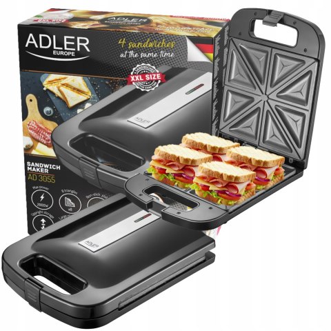Opiekacz Do Kanapek Xxl 4X Miejsca 2000W, Non-Stick, Termostat, Sandwiche