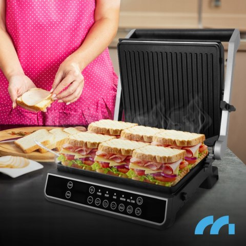 Opiekacz Grill 2500W 5 Programów, Led, Nieprzywierający, Ruchome Zawiasy