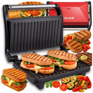 Opiekacz I Grill Elektryczny 800W Do Tostów, Panini I Sandwichów Szybki