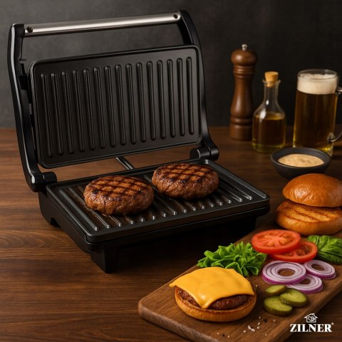 Opiekacz I Grill Elektryczny 800W Do Tostów, Panini I Sandwichów Szybki