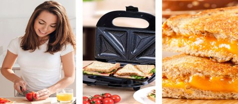 Opiekacz Kanapek Eldom St11g 750W Z Nieprzywierającą Powłoką Granitową