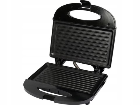 Opiekacz Lund 750W Z Grillową Płytą 21,5X12,5Cm, Nieprzywierający Czarny