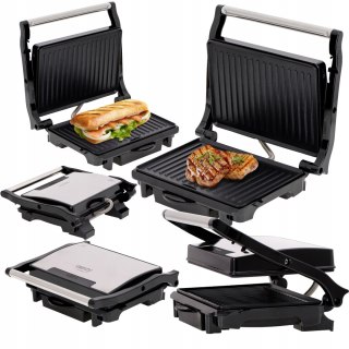 Opiekacz Panini Grill Elektryczny Xxl 2100W Non-Stick Z Led Termostatem