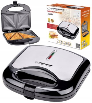 Opiekacz Sandwichowy 1000W Asiago Z Nieprzywierającymi Płytami I Nożkami