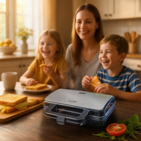 Toster Grill Xxl First Austria 900W Z Powłoką Nieprzywierającą Do Kanapek