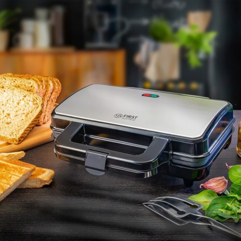 Toster Grill Xxl First Austria 900W Z Powłoką Nieprzywierającą Do Kanapek