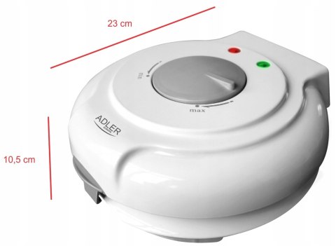Wafelnica Adler 3038 1500W 18Cm Nieprzywierająca - Stożki, Rurki, MisÉCzki