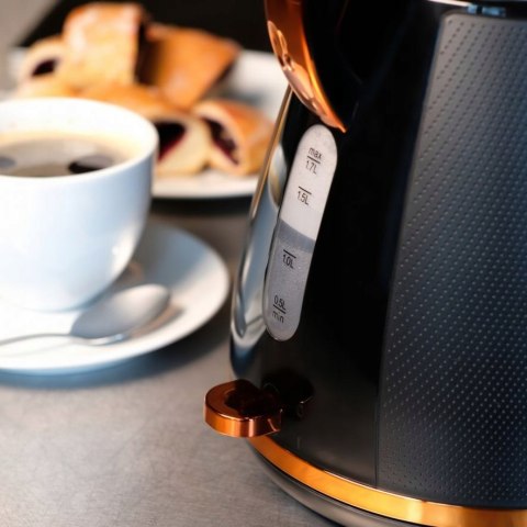 Czajnik Bezprzewodowy 2200W 1,7L Z Obrotową Podstawą I Filtrem Siatekowym