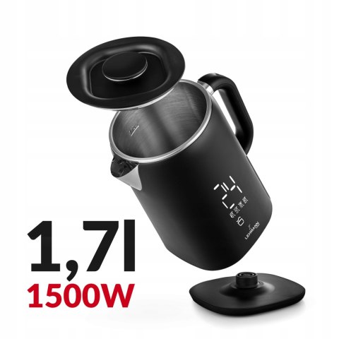 Czajnik Elektryczny 1500W 1,7L Dotyk. Led, Reg. Temperatury 5 Poziomów