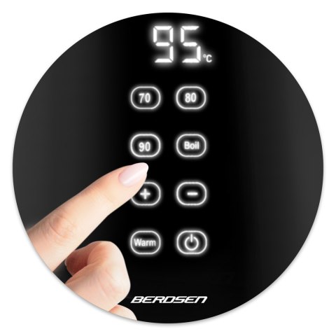Czajnik Elektryczny 2200W - Panel Dotykowy, Regulacja Temperatury 1,7L