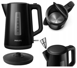 Czajnik Elektryczny Philips 2200W 1,7L Filtr, Obrotowa Podstawa, Bezpieczny