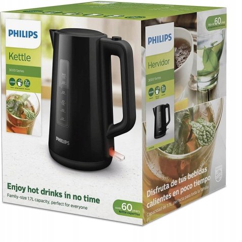 Czajnik Elektryczny Philips 2200W 1,7L Filtr, Obrotowa Podstawa, Bezpieczny