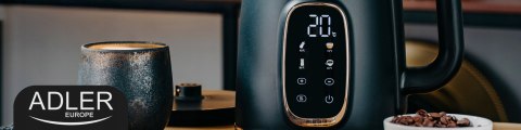 Czajnik Elektryczny Szklany 1,7L Z Regulacją Temperatury Led Dotykowy Adler