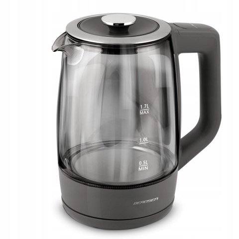 Elektryczny Czajnik Szklany 1,7L Bd-711 Berdsen - Nowoczesny Top Design
