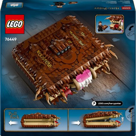 Lego Harry Potter 76449 - Potworna Księga Potworów Pull-Back Z Neville